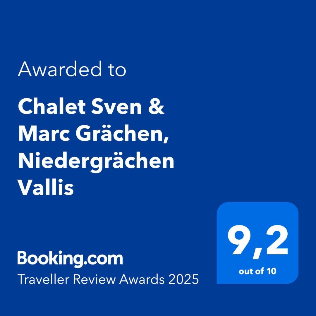 Chalet Sven & Marc Graechen, Niedergraechen Vallis Saint-Nicolas Extérieur photo